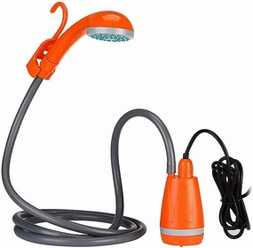 Portable Shower Camping Shower 12V Fast Effluent Outdoor Shower Outdoor Shower for Camping Hiking Traveling