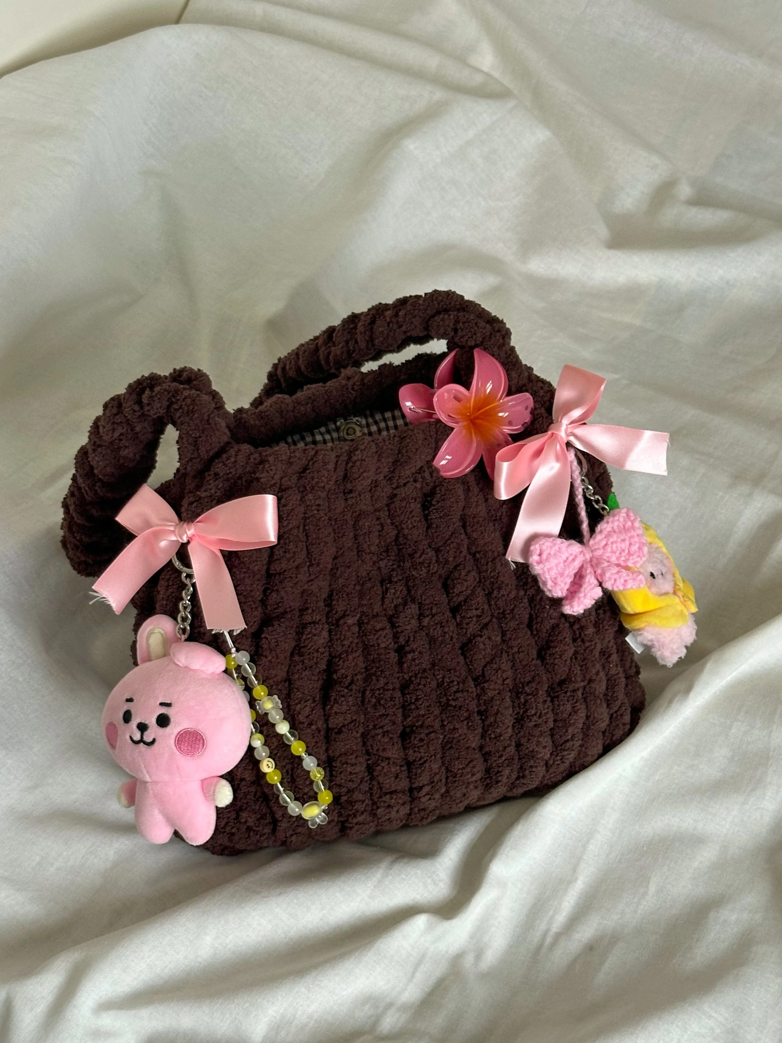 PREORDER Teddy bear bag (bag charm edition) 🧸🤎