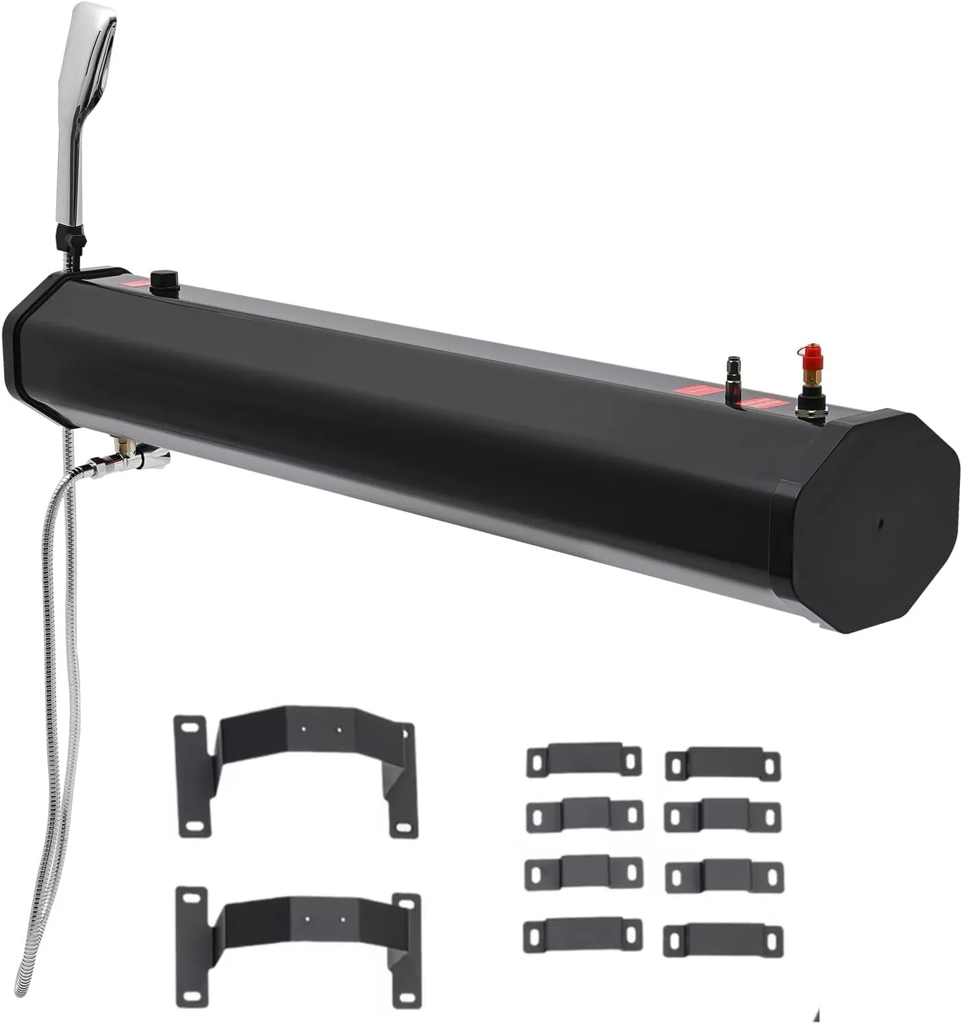 Pressurized Water Tank for Camping Shower,Portable Camping Showerhead Handheld with Storage Bag, Roof Rack Shower for Hiking, Car wash, Pet Cleaning, Beach Vacations
