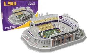 Pro Lion 3D Jigsaw Puzzle of Tiger Big Stadium Construction Building Kits - 88 Pieces | LSU Tigers Football League Gifts for Boys, Adults, Men & Kids Aged 7  | Puzzles Games Kit for Creative Fans