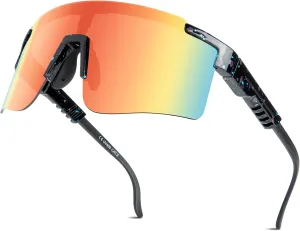 Professional Cycling Glasses for Men Women, Sports Sunglasses UV Protection for Baseball Cycling Running Driving Glof