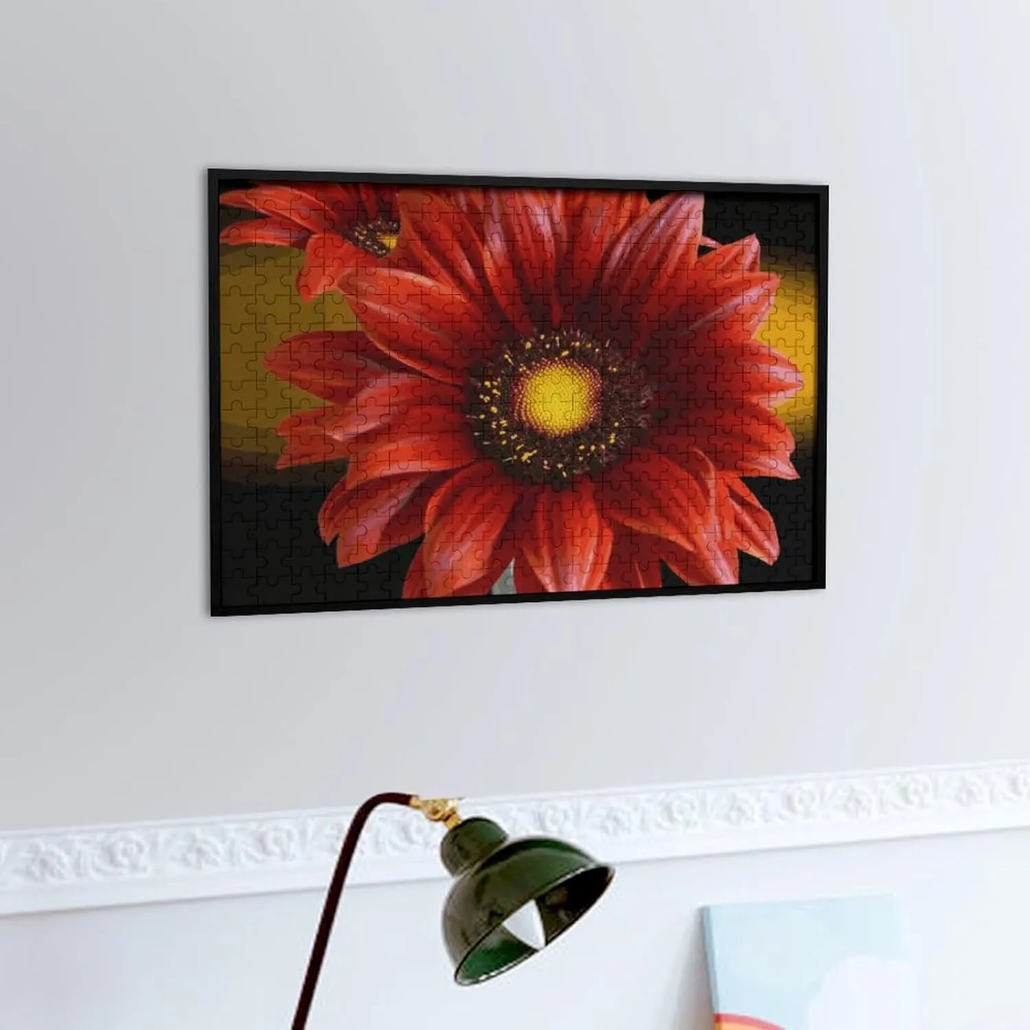 Puzzles 300 Pice Personalized Jigsaw Puzzles Red Sunflower Photos Puzzle for Family Picture Puzzle for Adults Wedding Birthday