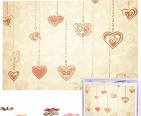Puzzles 1000 Pieces Personalized Jigsaw Puzzles Valentine Day Card Photo Puzzle Challenging Picture Puzzle for Adults Personaliz Jigsaw with Storage Bag (29.5" x 19.7")