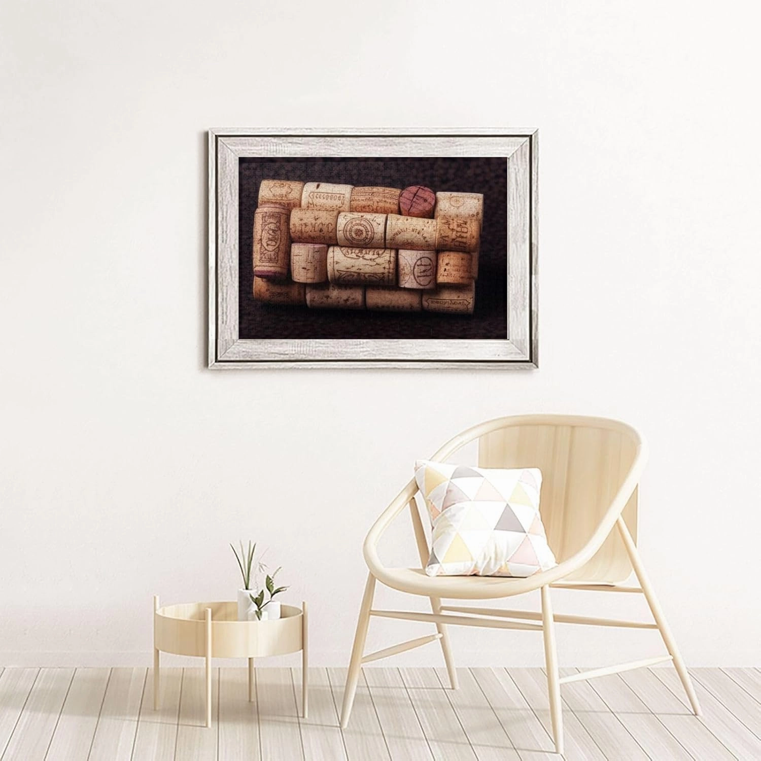 Puzzles 1000 Pieces Personalized Jigsaw Puzzles Wine Cork Photo Puzzle Challenging Picture Puzzle for Adults Personaliz Jigsaw with Storage Bag (29.5" x 19.7")