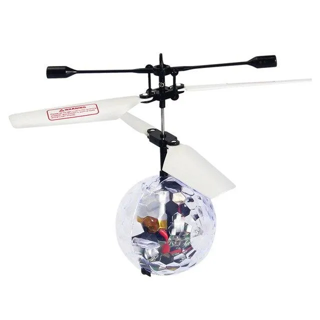"RC Toy EpochAir RC Flying Ball, RC Drone Helicopter Ball Built-in Music With Shinning LED Light Colorful Flyings for Kids Toy"