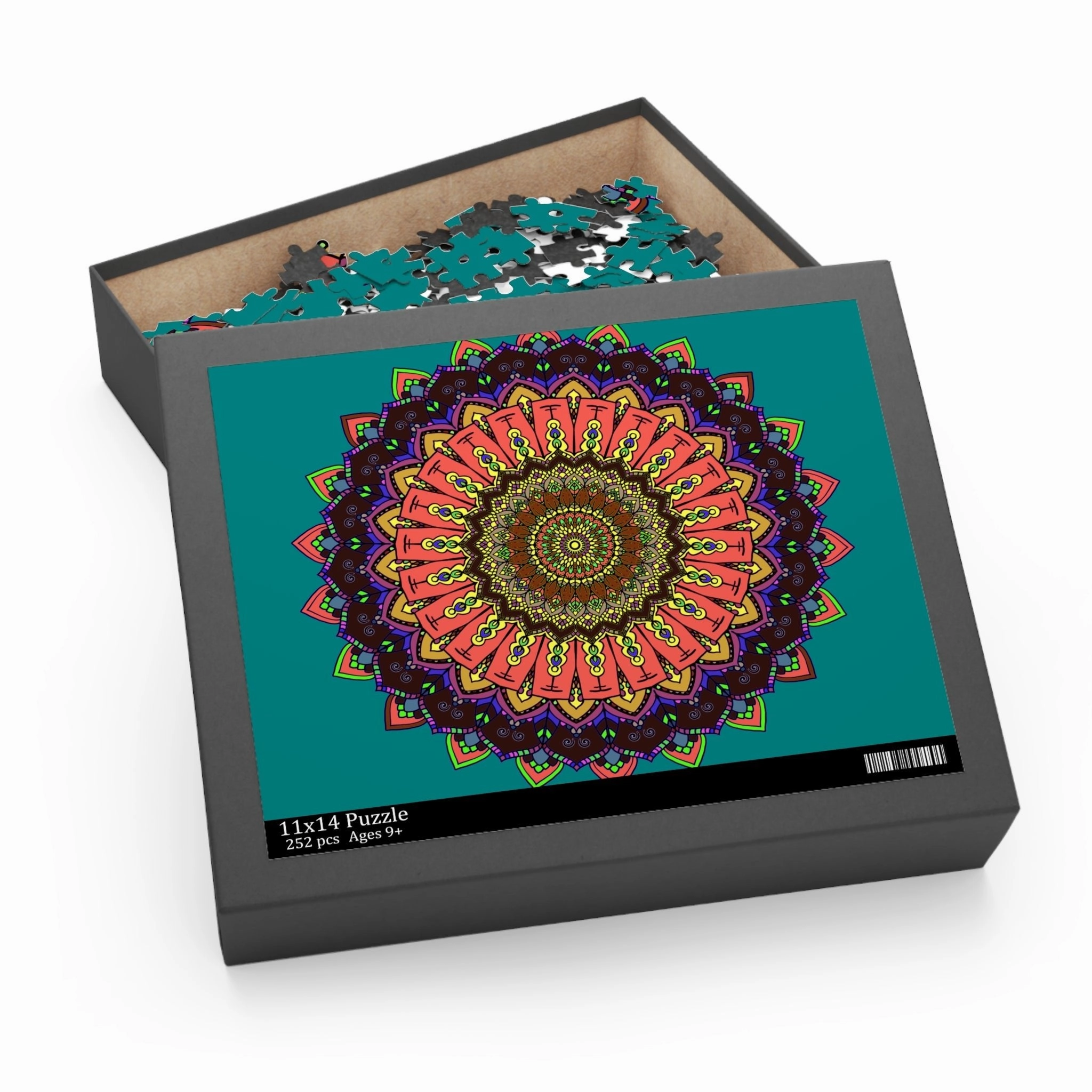 Rainbow Mandala Puzzle - 252/500 Pieces