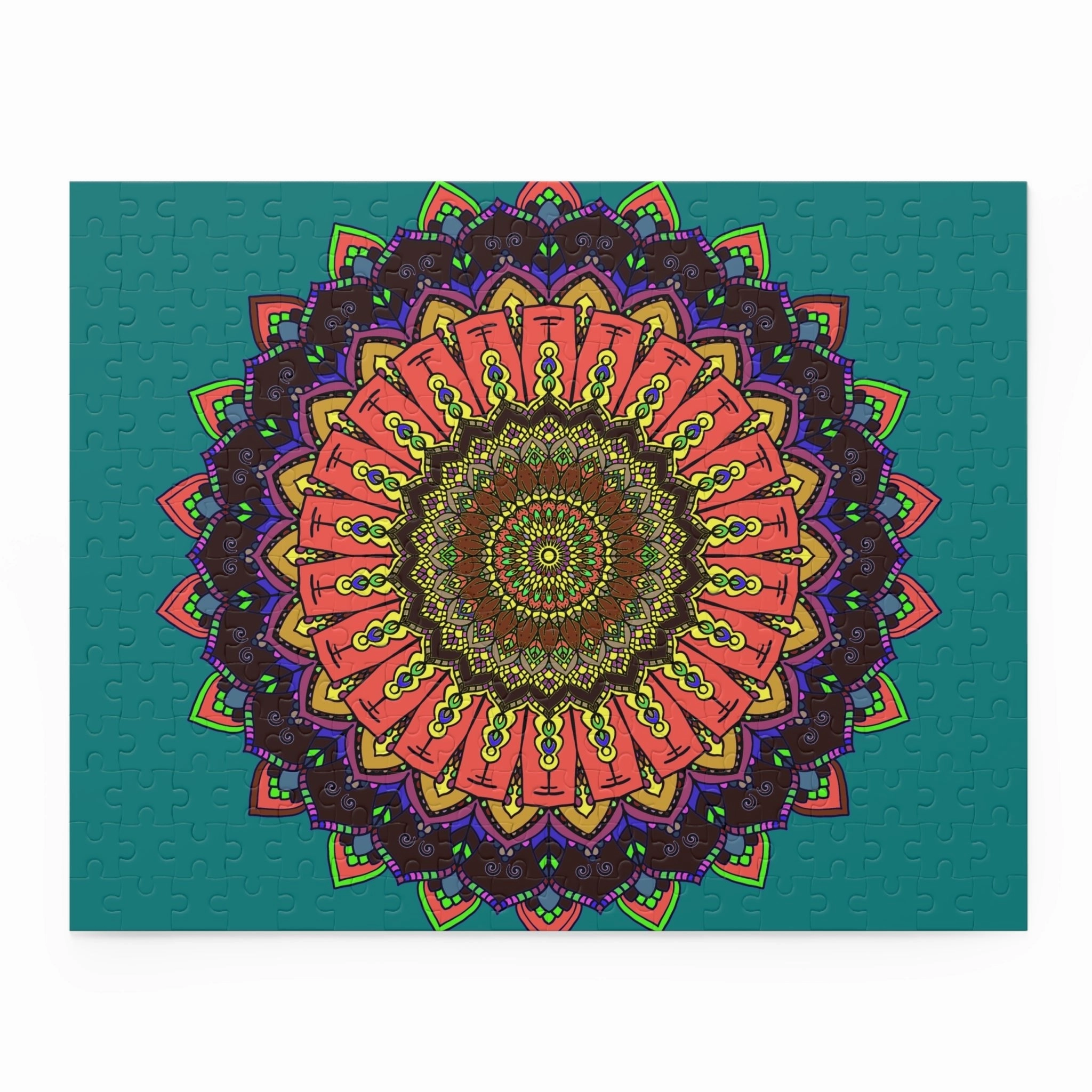 Rainbow Mandala Puzzle - 252/500 Pieces