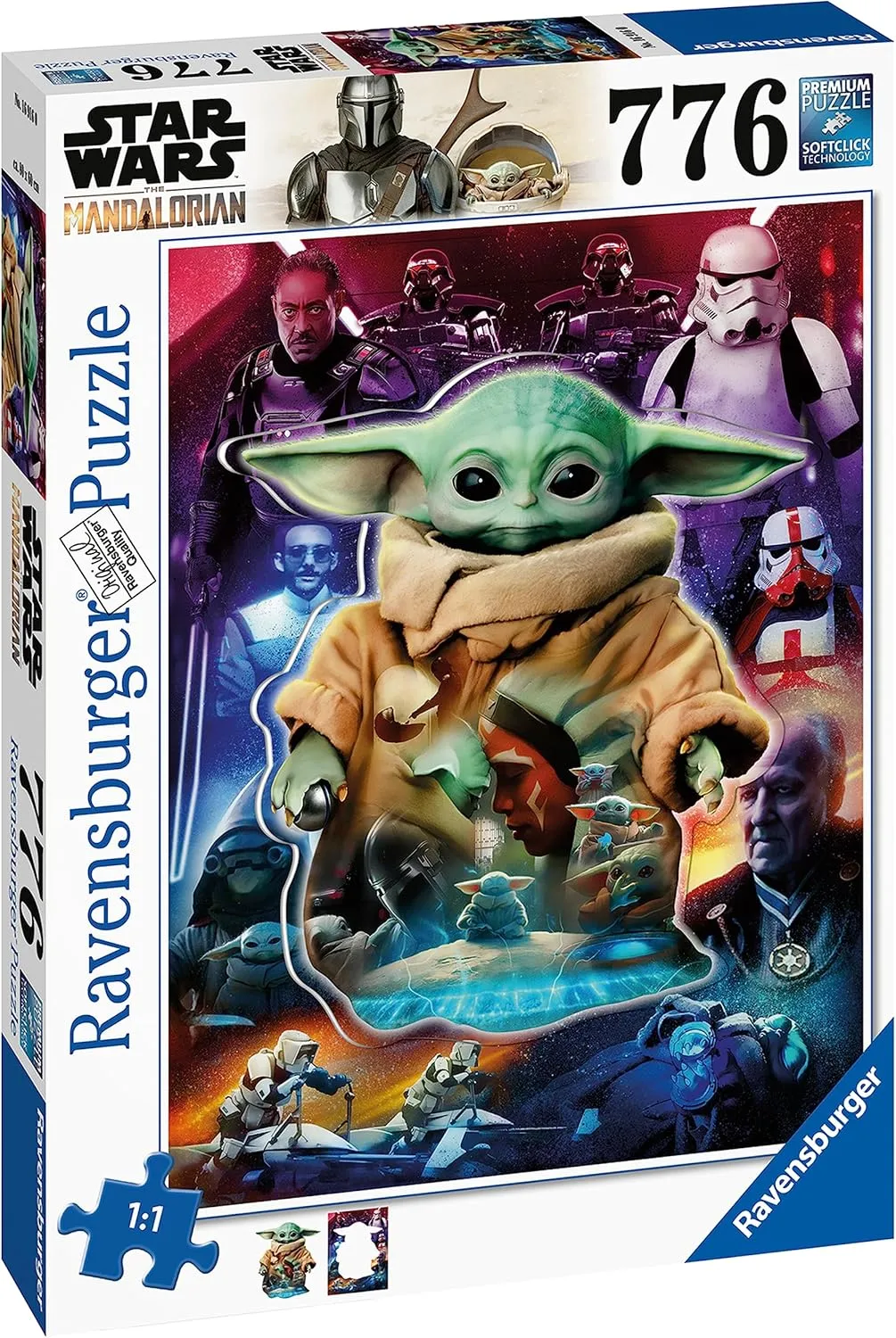 Ravensburger Star Wars The Mandalorian: Grogu's Journey 776 Piece Large Format Jigsaw Puzzle for Adults - 16916 - Every Piece is Unique, Softclick Technology Means Pieces Fit Together Perfectly