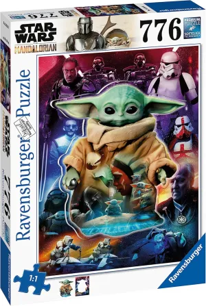 Ravensburger Star Wars The Mandalorian: Grogu's Journey 776 Piece Large Format Jigsaw Puzzle for Adults - 16916 - Every Piece is Unique, Softclick Technology Means Pieces Fit Together Perfectly