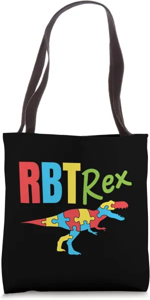 RBT Rex Registered Behavior Technician Therapist Autism Tote Bag