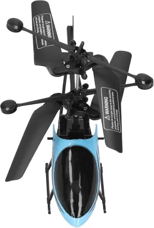 RC Helicopter, Pisa Leaning Tower Type, Blue, Anti-Fall, Easy to Operate, Beginner & Adult, Teen & Hobbyist