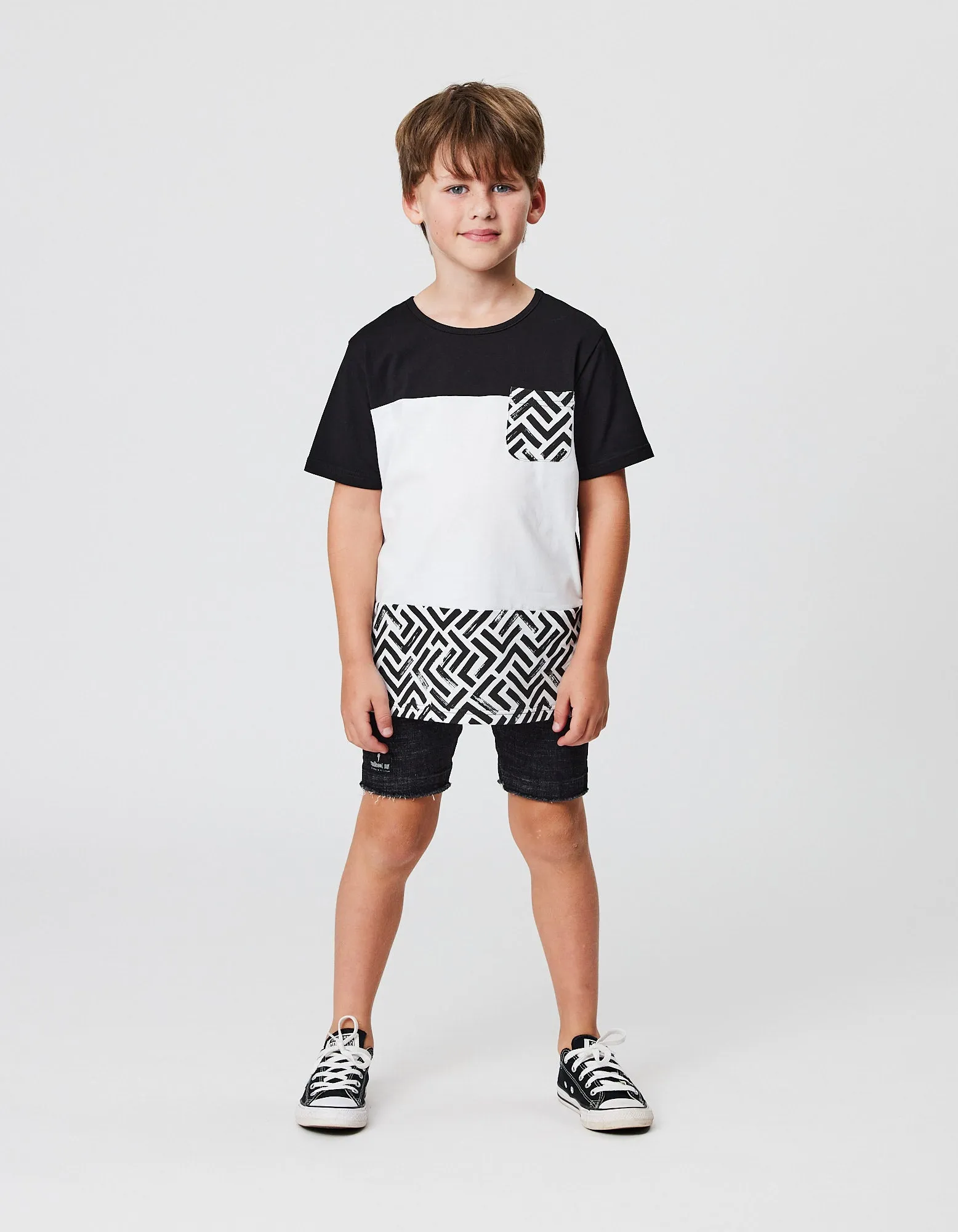 RD2011 MAZE POCKET DENIM SHORT