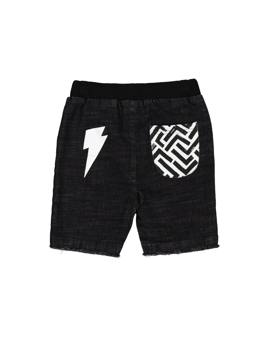 RD2011 MAZE POCKET DENIM SHORT
