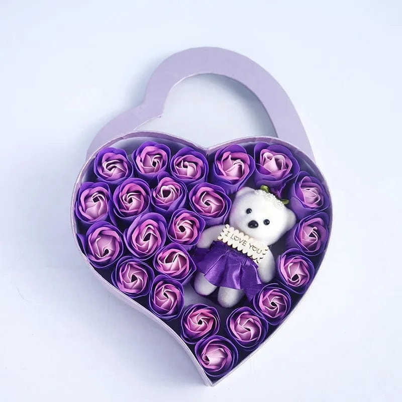 Rose Bear Heartfelt Gift Set