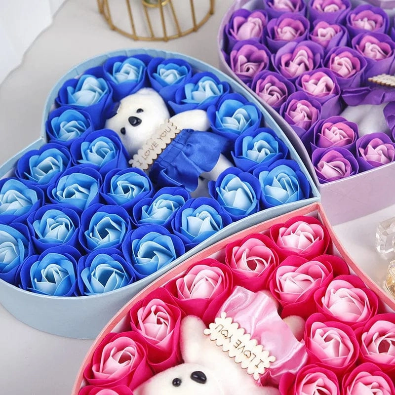 Rose Bear Heartfelt Gift Set