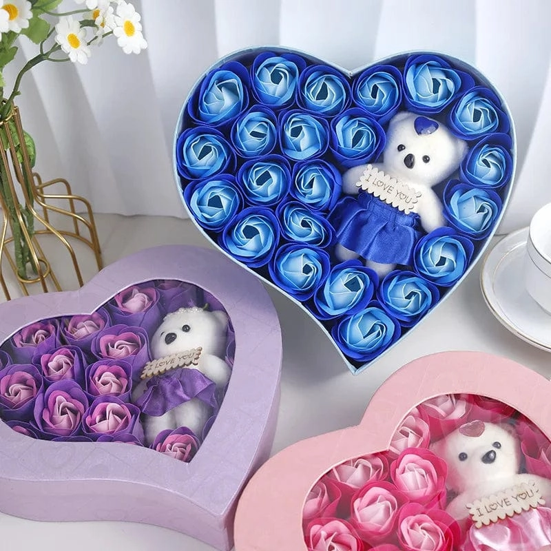 Rose Bear Heartfelt Gift Set
