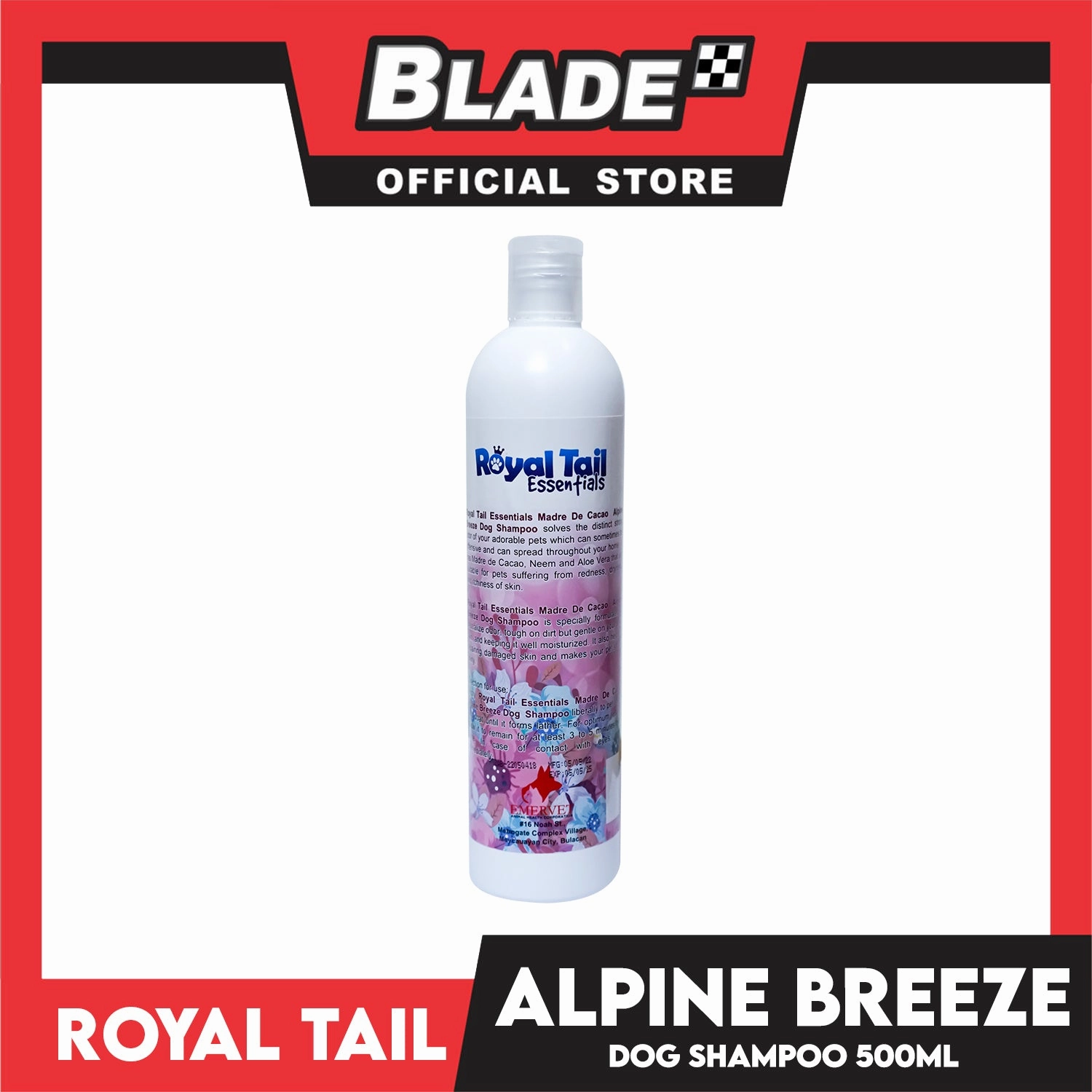 Royal Tail Essentials Dog Shampoo (Alpine Breeze) 500ml