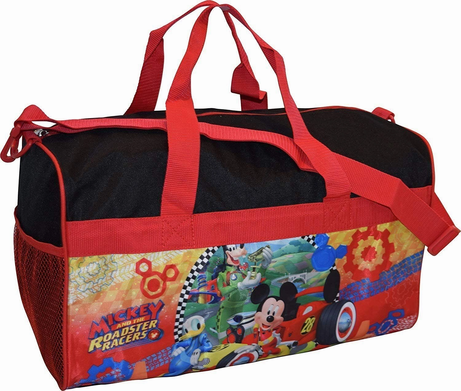Ruz Mickey And The Roadster Racers 18"" Carry-On Duffel Bag, A12870