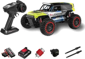 S912 1/16 Remote Control Drift Car, 2.4G Brushed Full-Proportional 4WD 36KM/H High-Speed RC Climbing Car Mini 2 Batteries RC Buggy Rock Crawler Model Toy Gift -RTR