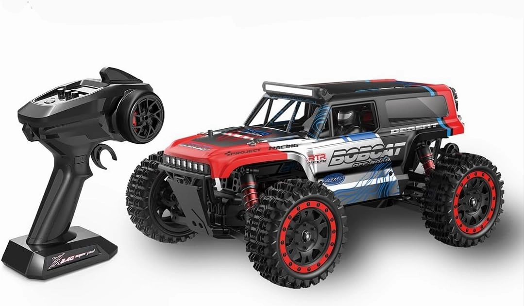 S912PRO 1/16 Scale RC Drift Car Model for Adults, 2.4G 4WD Brushless Full-Proportional Remote Control High-Speed Drifting Car(Red)