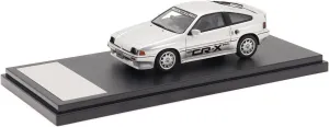 Scale car Model 1/43 for Honda Unlimited Resin Realistic Mini Race Car Scale Model with Display Base Car Gift Ornament Colorful Toys (Color : Silver)