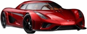 Scale car Model 1:18 for Koenigsegg Regera Limited Edition Sports Car Resin Cast Model Collection Car Decoration Colorful Toys (Color : Red)