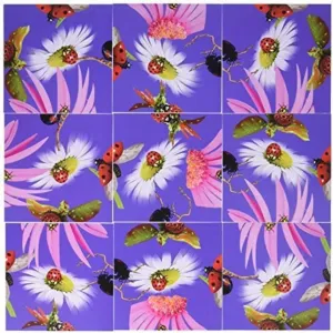 Scramble Squares LadyBugs 9 Piece Challenging Puzzle - Ultimate Brain Teaser and Mind Game for Young and Senior Alike - Engaging and Creative With Beautiful Artwork - By B.Dazzle