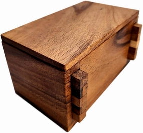 Secret Lock Box Wood Puzzle Box - Put a Gift Card or Money Inside