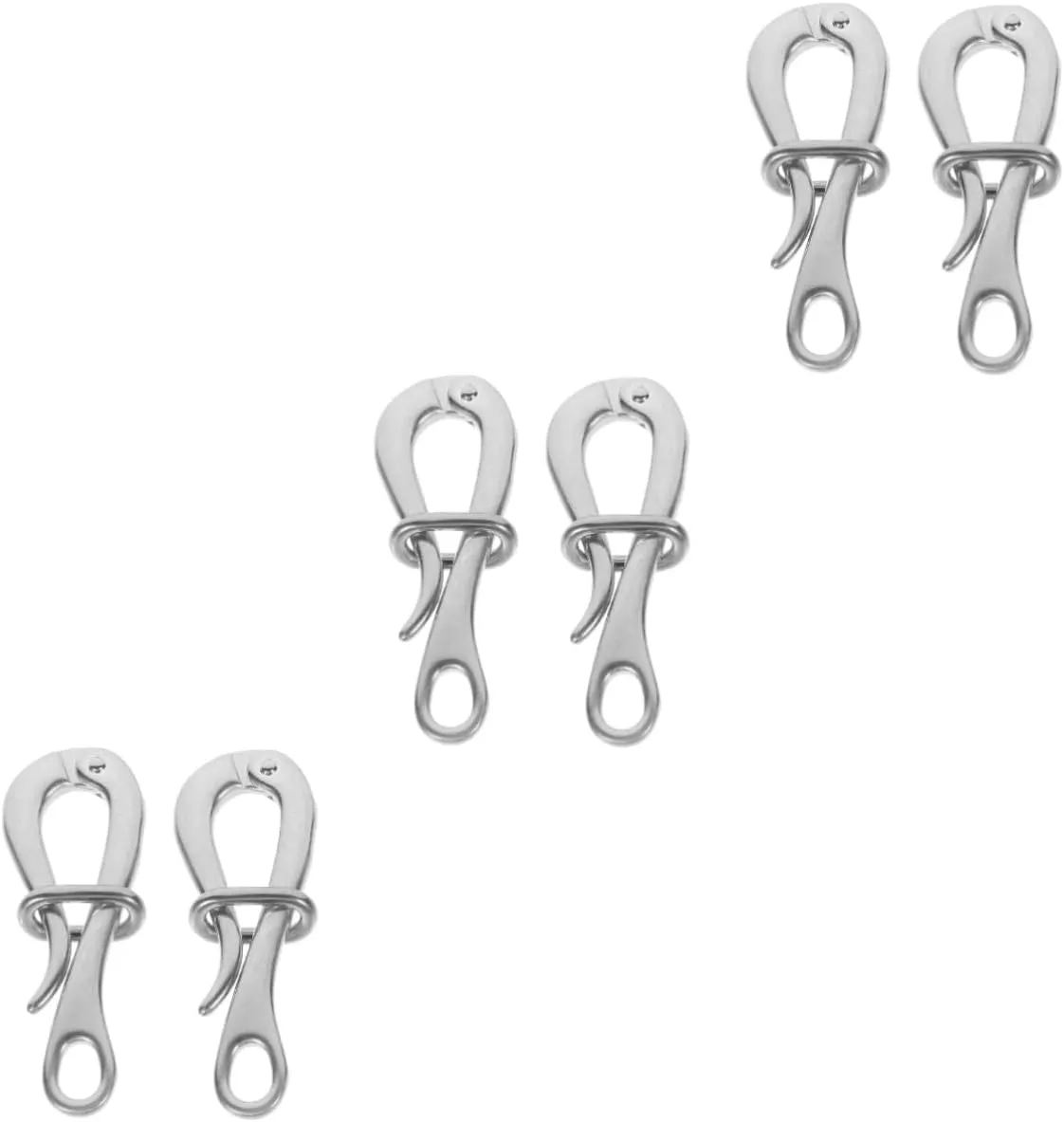 Sets Stainless Steel Boat Hook Quick Release Outdoor Hooks for Life Rafts Sailing Yacht Polished Craftsmanship Pcs