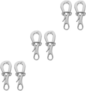 Sets Stainless Steel Boat Hook Quick Release Outdoor Hooks for Life Rafts Sailing Yacht Polished Craftsmanship Pcs