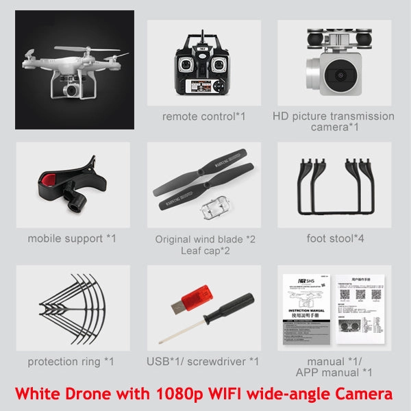 SH5H Quadcopter FPV Drones With Camera HD Quadcopter With WIFI Camera RC Helicopter Remote Control Toys