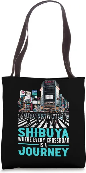 Shibuya Crossing Japan Country Travel Vacation Japanese Tote Bag