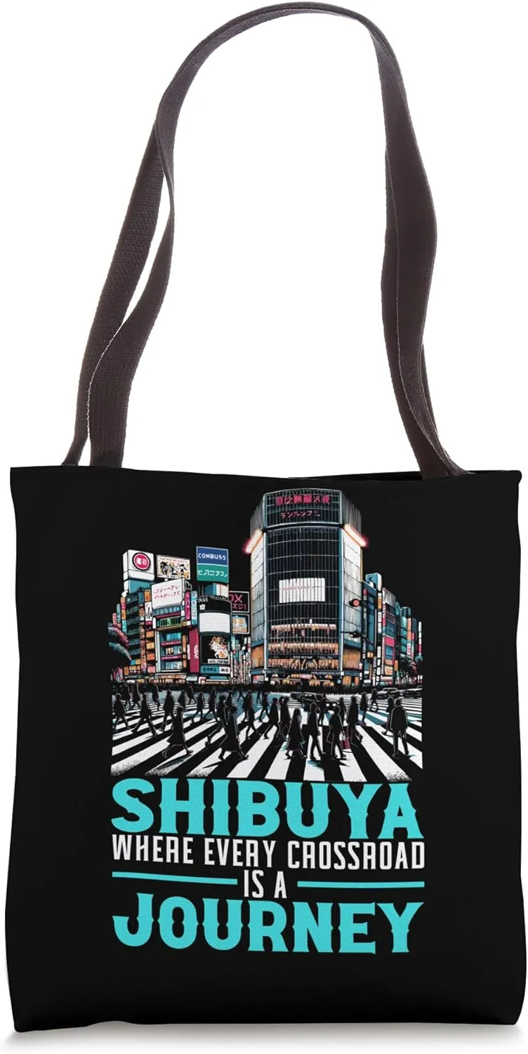Shibuya Crossing Japan Country Travel Vacation Japanese Tote Bag