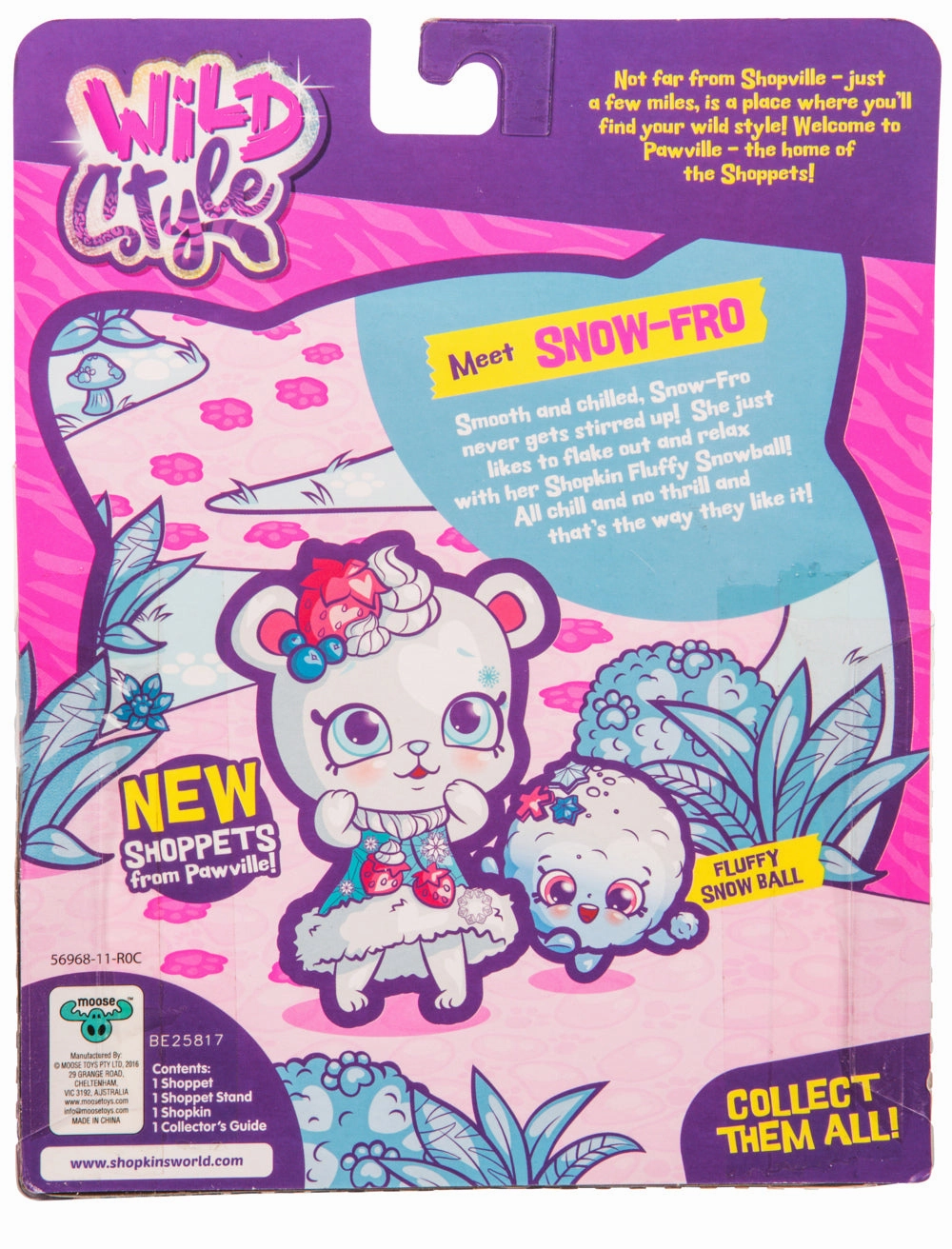 Shopkins Wild Style Figure Snow Fro