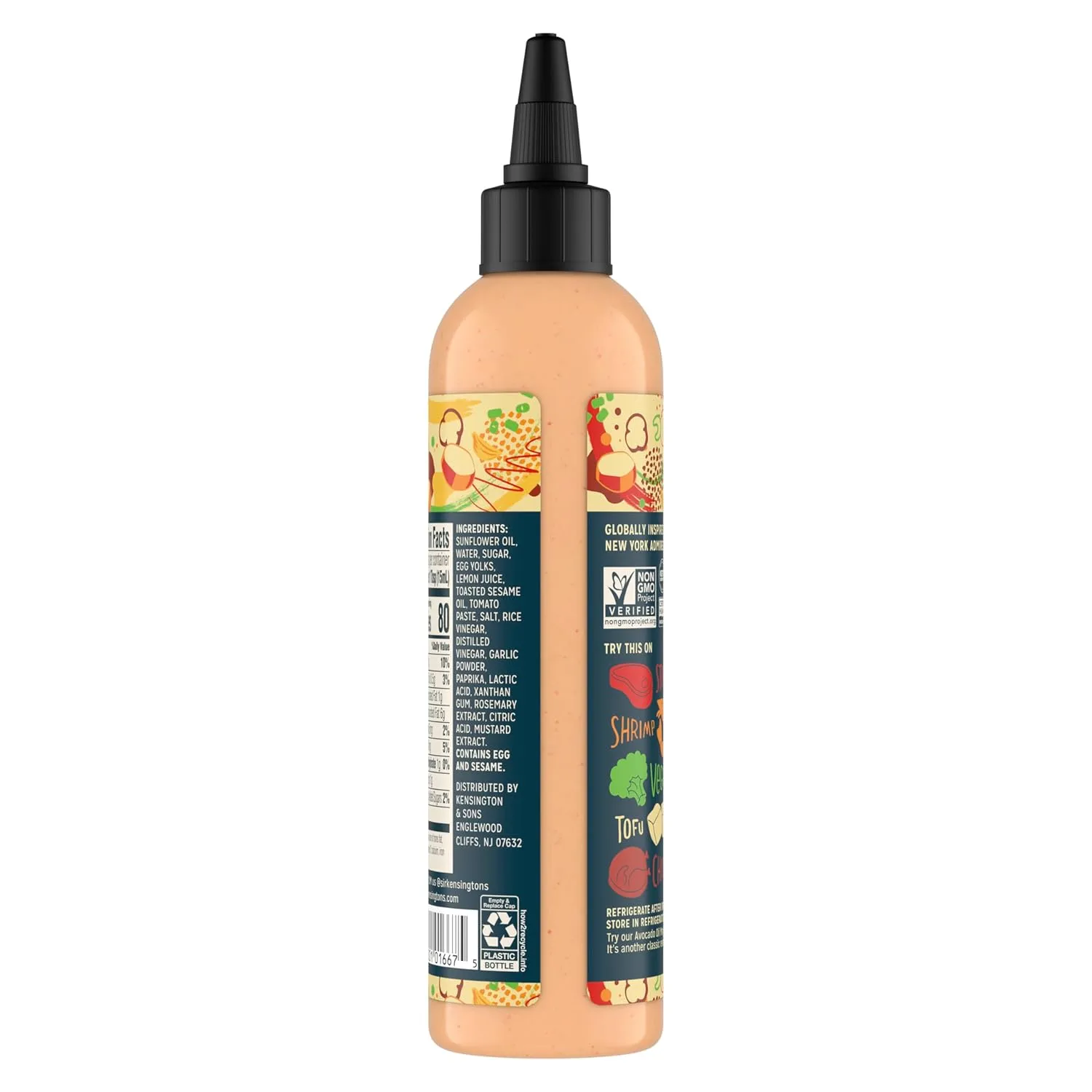 Sir Kensington's Everything Sauce Hibachi Yum Yum Sauce, 6 for Dressing, Dipping & Drizzling, Non-GMO, Certified Humane, Keto, Gluten Free, Kosher & Dairy Free, 8.3 oz