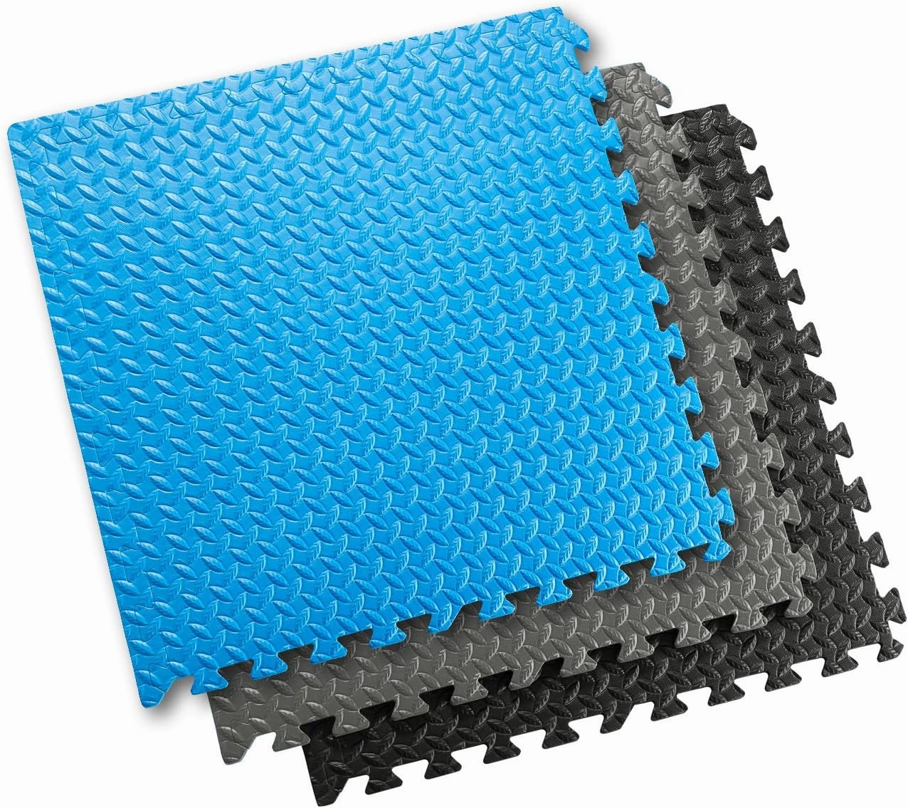 Sivan Health and Fitness Puzzle Exercise Mat EVA Foam Interlocking Tiles