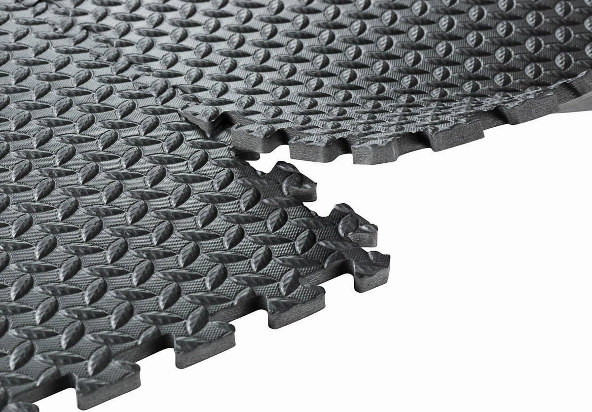 Sivan Health and Fitness Puzzle Exercise Mat EVA Foam Interlocking Tiles