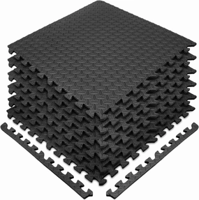 Sivan Health and Fitness Puzzle Exercise Mat EVA Foam Interlocking Tiles
