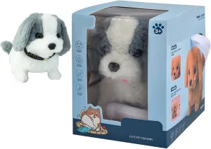 Smart Robot Dog - Robot Puppy, My Realistic RobotPuppy, RobotDog That Acts Like a Real Dogs, 2025 New Upgrade Robotic Puppy for Tail Wagging, Barking, Walking (Grey)