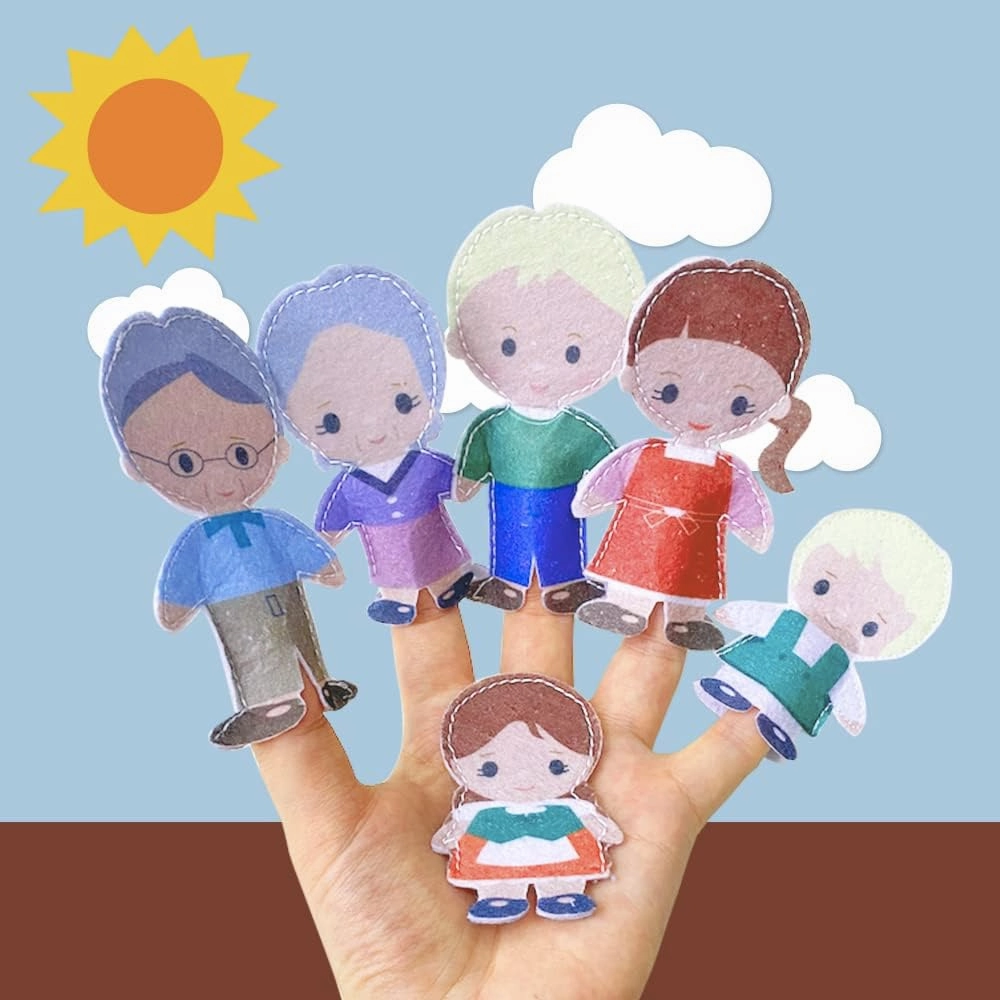 Soft Fabric Activity Book Learning Sensory Quiet Book Toys for 3 4 5 Year Old Boys,Personalized Busy Book for Kids Learning Educational Fabric Book, Travel Toy for Kids (My Family Book)