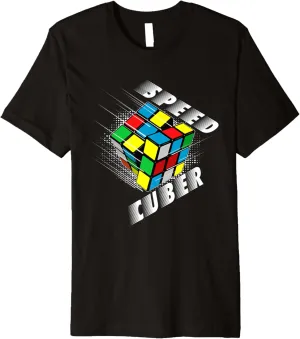 Speed Cuber Puzzle Cubing Cube's Magic Boys Girls Kids Premium T-Shirt