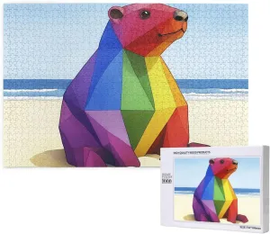 Spliced Teddy Bear 1000 Adult Puzzles - Challenging Puzzles, Perfect for Game Nights - Completed Puzzle Sizes of 29.5 x 19.7