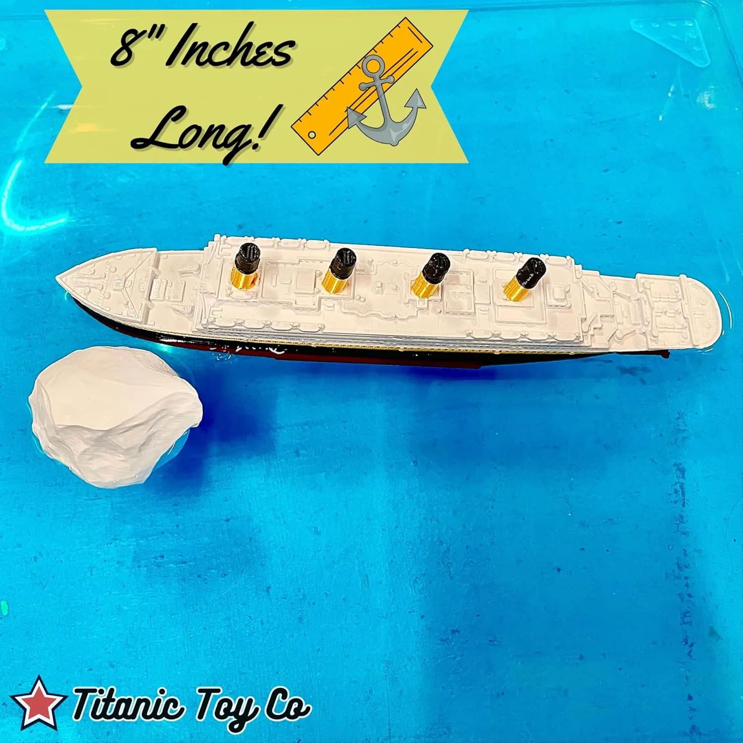 Split In Half Titanic Bath Boat And Pool Toy,Break In Half RMS Titanic Toys For Kids, Historically Accurate Breakable Titanic Toy, Titanic Ship, Titanic Cake Topper, Titanic Figurine, Titanic Boat, Titanic Replica