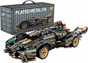 Sport Racing Car Building Block Sets for Adults, 1:14 Race Supercar Toys Kits Collectible MOC Model Construction Ideas Birthday for Boys Teens Men Age 8-12 12-16,14 14 