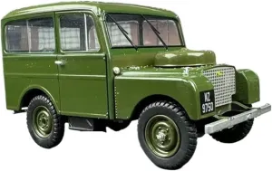 Sports car Metal Model 1:43 for Land Rover First Generation Jeep Military Green Off-Road Vehicle Car Model Alloy Collection Ornaments for Home Décor