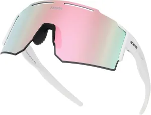 Sports Polarized Sunglasses for Women Men, UV400 Cycling Goggles Baseball Running Fishing Outdoor Windproof Eyewear