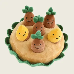 Squeaky Pull Sweet Potato Interactive Dog Toys