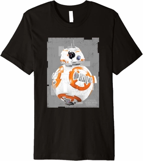 Star Wars The Force Awakens BB-8 Puzzle Distressed Portrait Premium T-Shirt