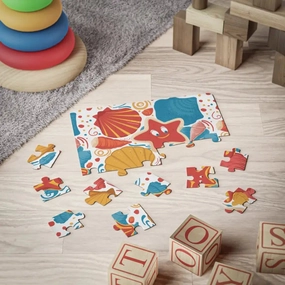 Starfish Fun Kids Puzzle with Rounded Corners