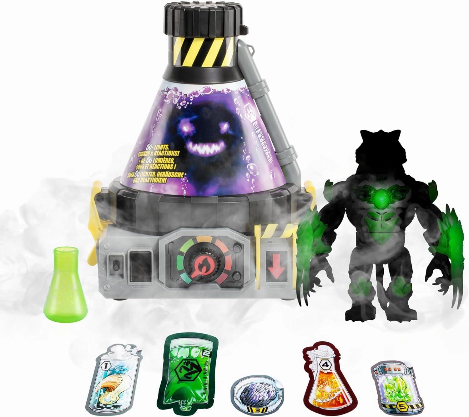 Stealth Strike Big Cat Beast Creator. Add Ingredients & Follow Experiment's Steps to Create Your Beast! with Bio Mist & 80  Lights, Sounds & Reactions - Style May Vary | Amazon Exclusive